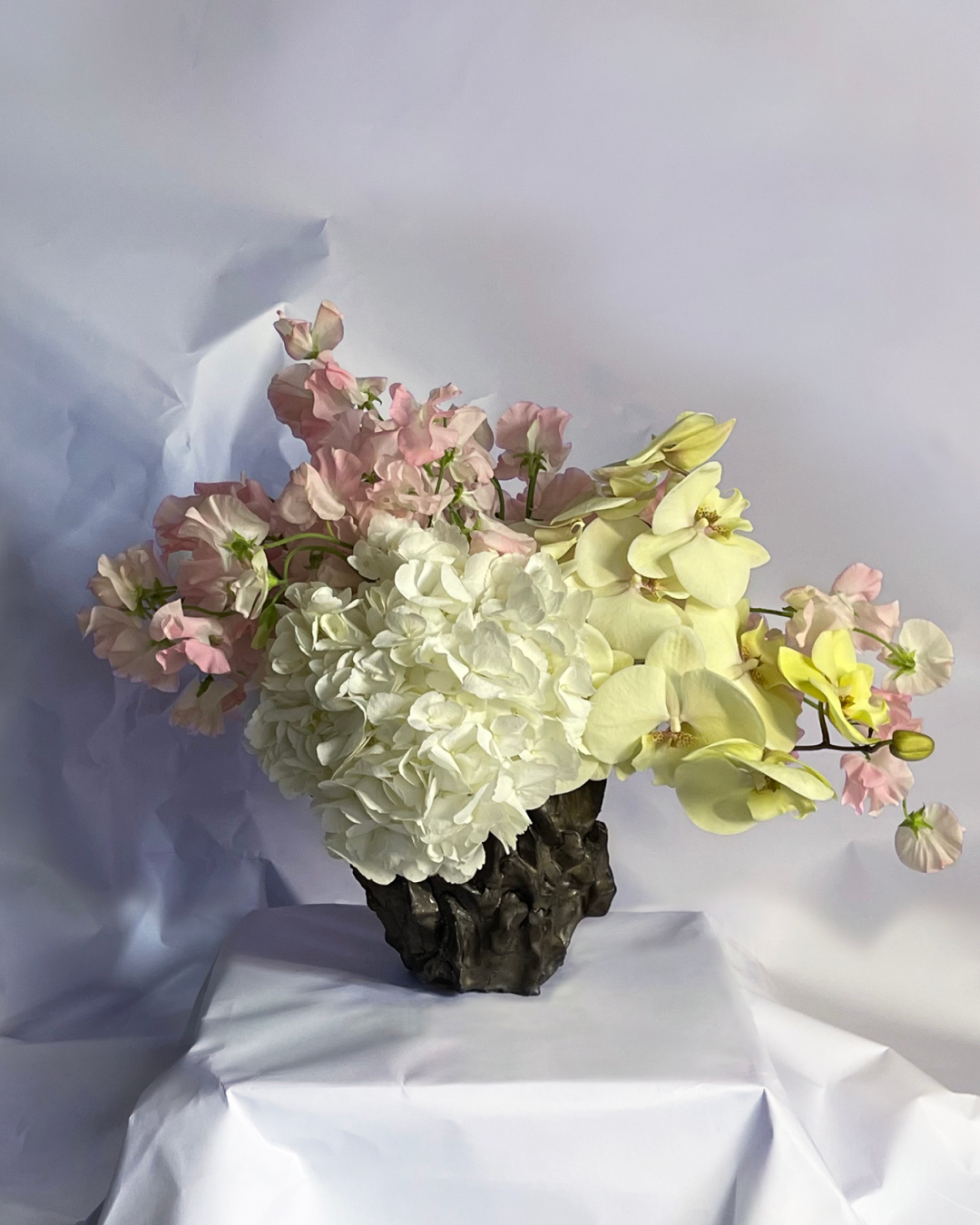 Blanc Rose Crème bouquet – €160