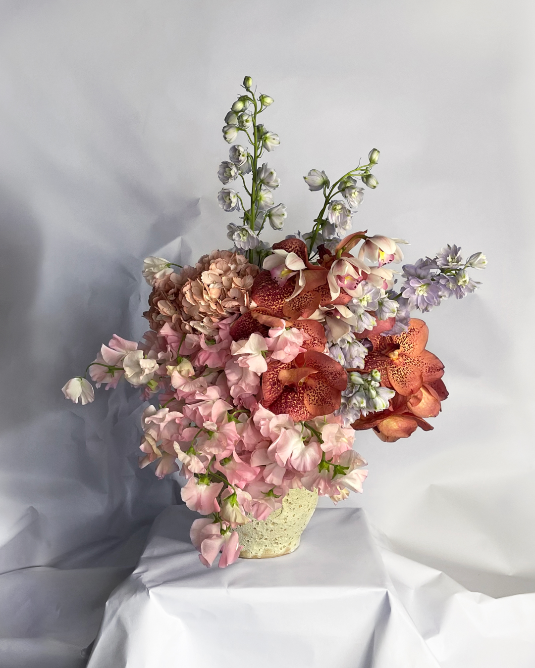 Rose Pâle bouquet – €200